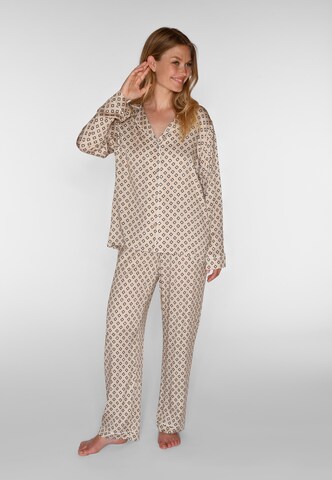 Camicia da notte 'Josephine' di CC DK in beige: frontale