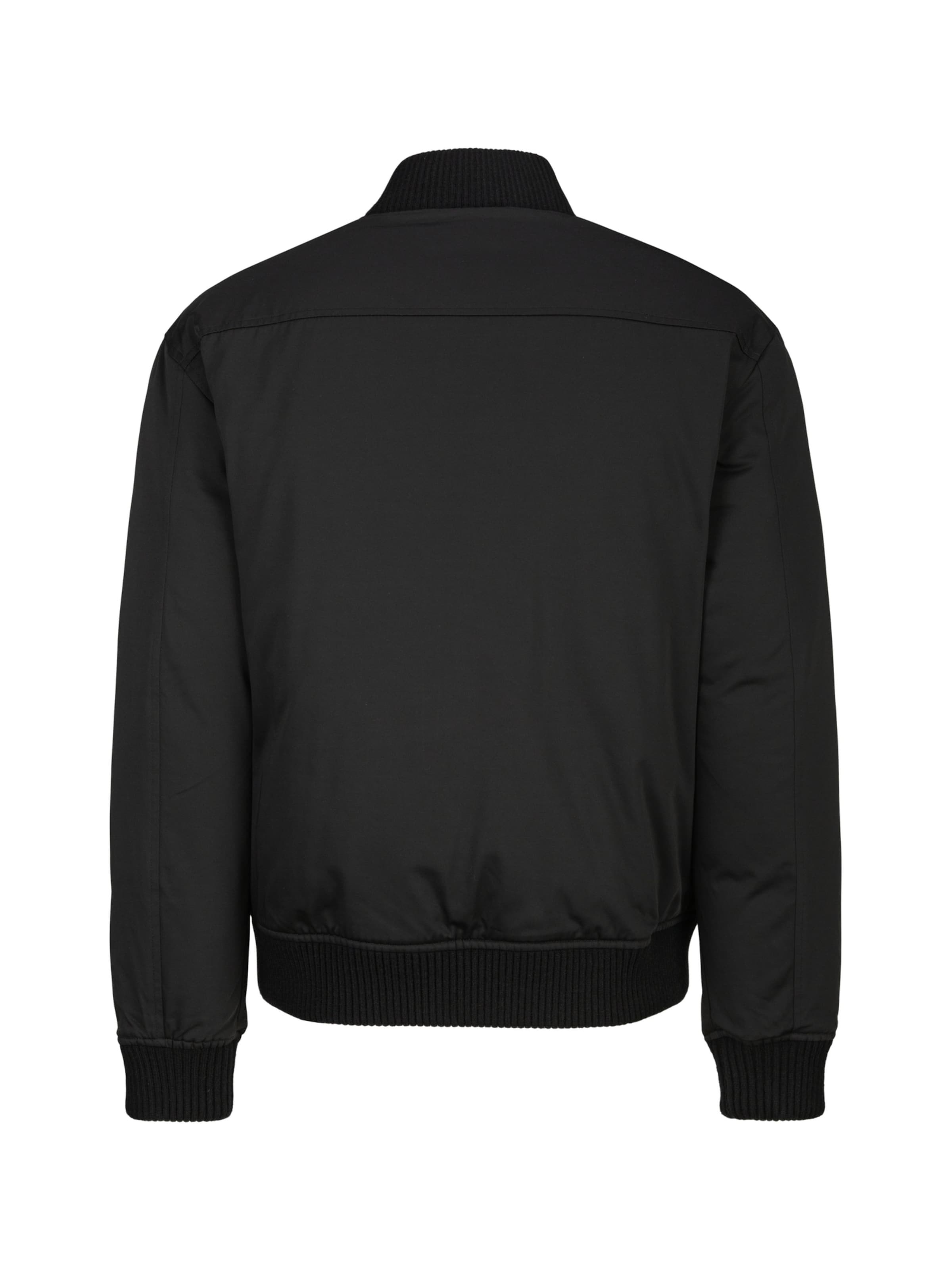 19V69 ITALIA Between-Season Jacket 'Camillo Street' in Black