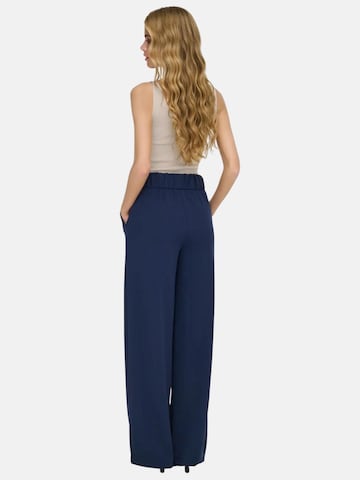JDY Wide leg Trousers 'JDY JDYGEGGO LIFE' in Blue