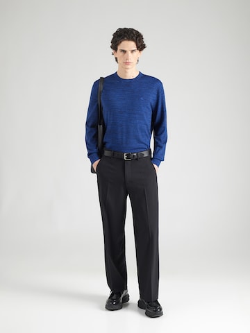 Calvin Klein Regular Пуловер в синьо