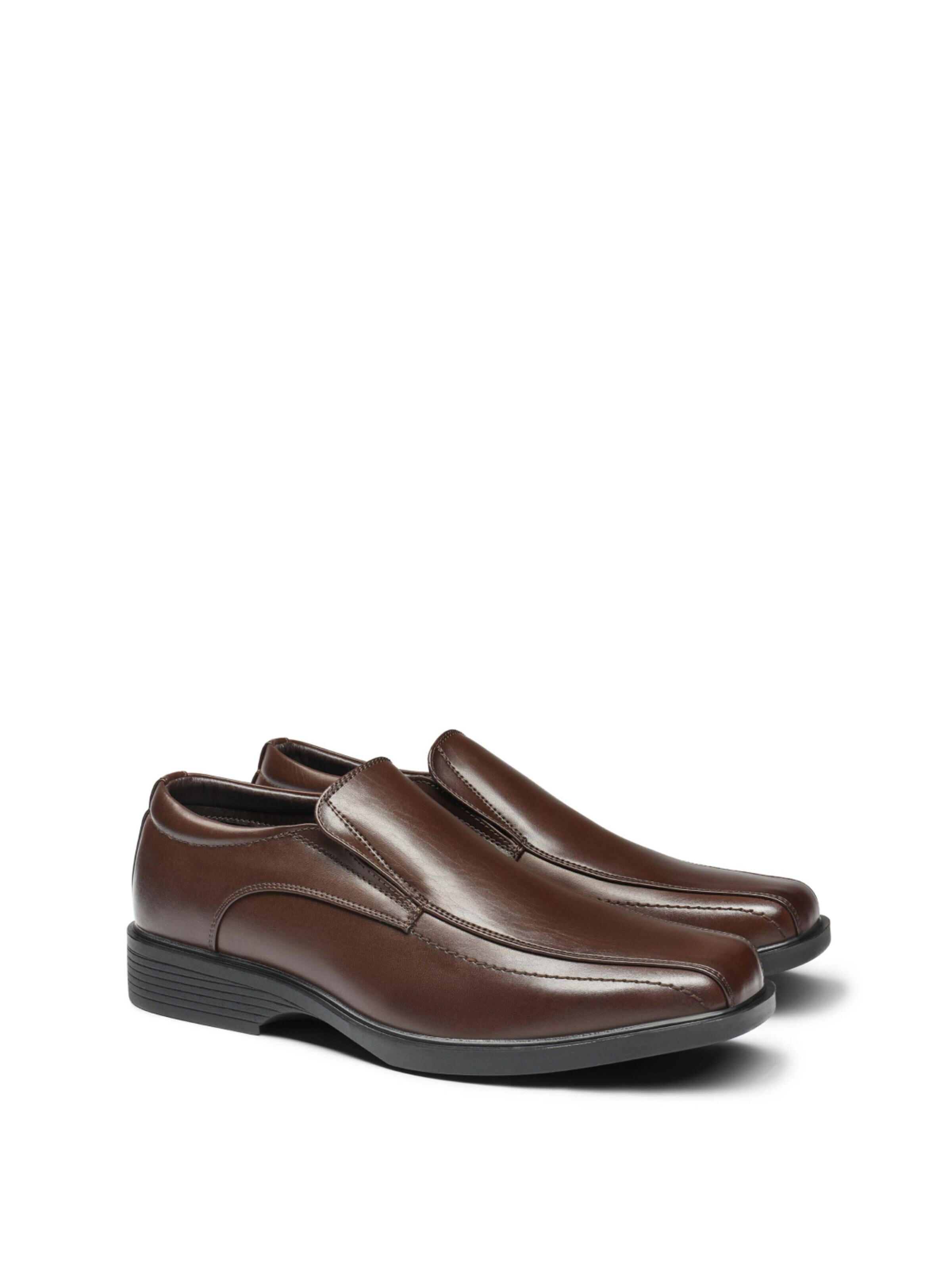 Bruno Marc Instappers 'Bruno Marc Herren Mokassin Anzugschuhe Slipper Slip on Business Schuhe' in Bruin