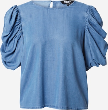 DKNY Bluse in Blau: predná strana