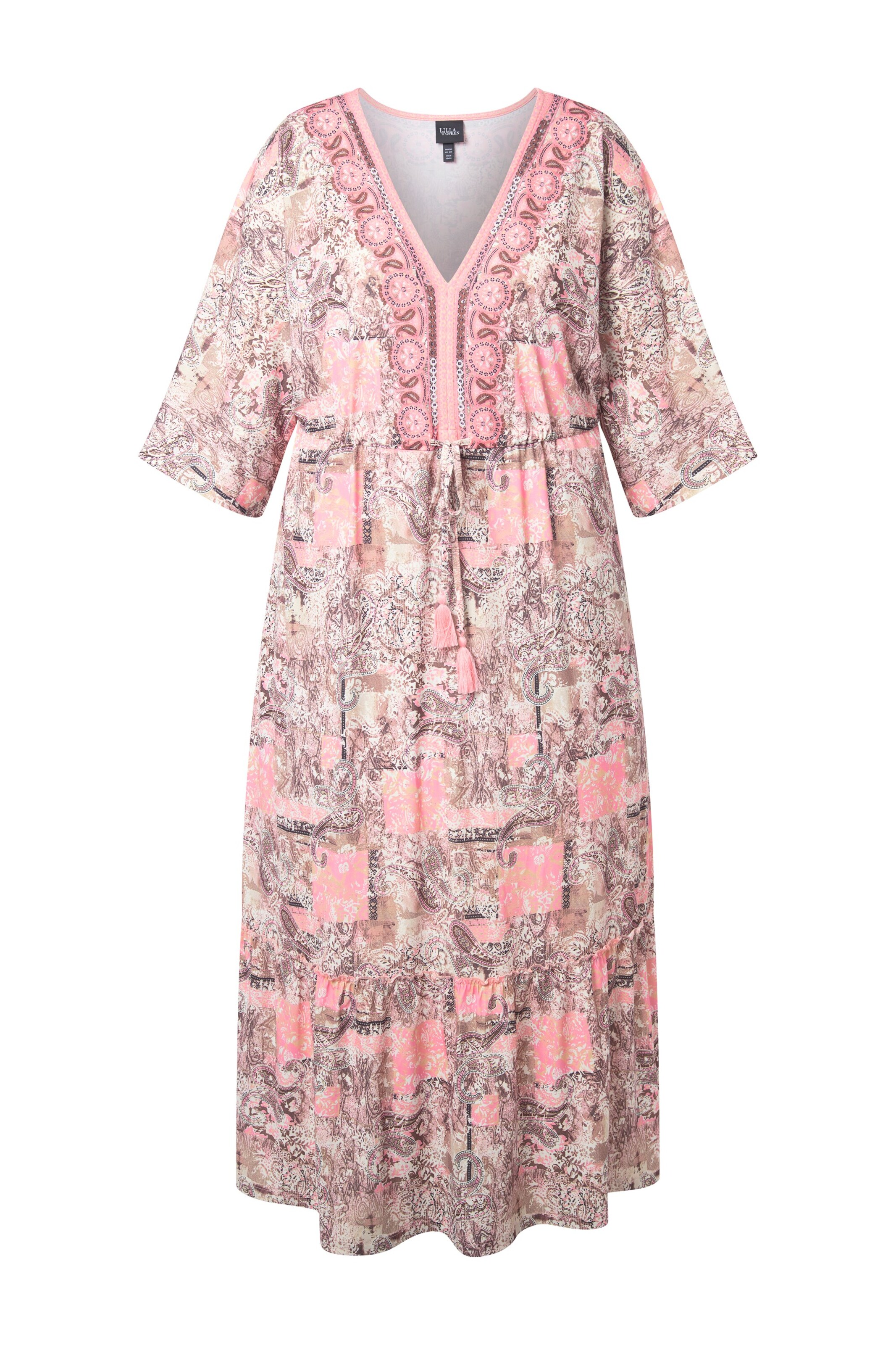 Ulla Popken Kleid in Mischfarben: Vorderseite