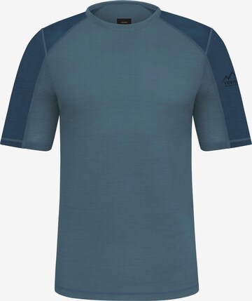 T-Shirt fonctionnel 'Busselton' normani en bleu : devant