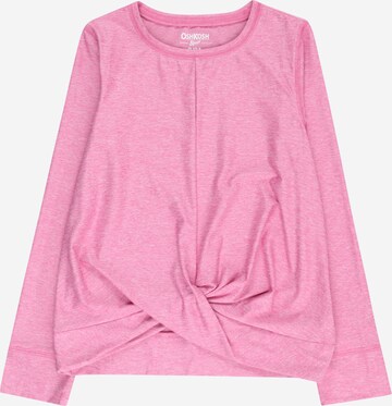 OshKosh T-shirt i rosa: framsida