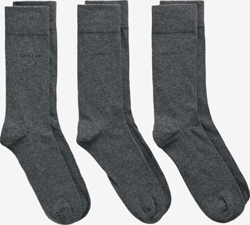 Chaussettes GANT en gris : devant