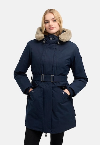 Cappotto invernale 'Calistaa 16' di MARIKOO in blu: frontale