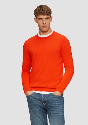 s.Oliver Pullover in Orange: Vorderseite