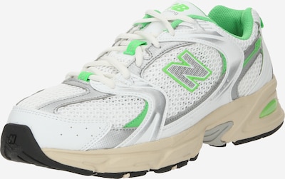 Sneaker bassa '530' new balance di colore verde / argento / bianco, Visualizzazione prodotti