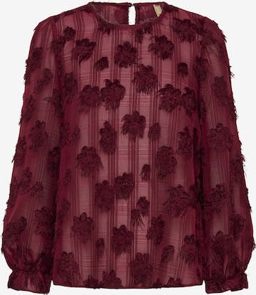 Chemisier CULTURE en rouge : devant