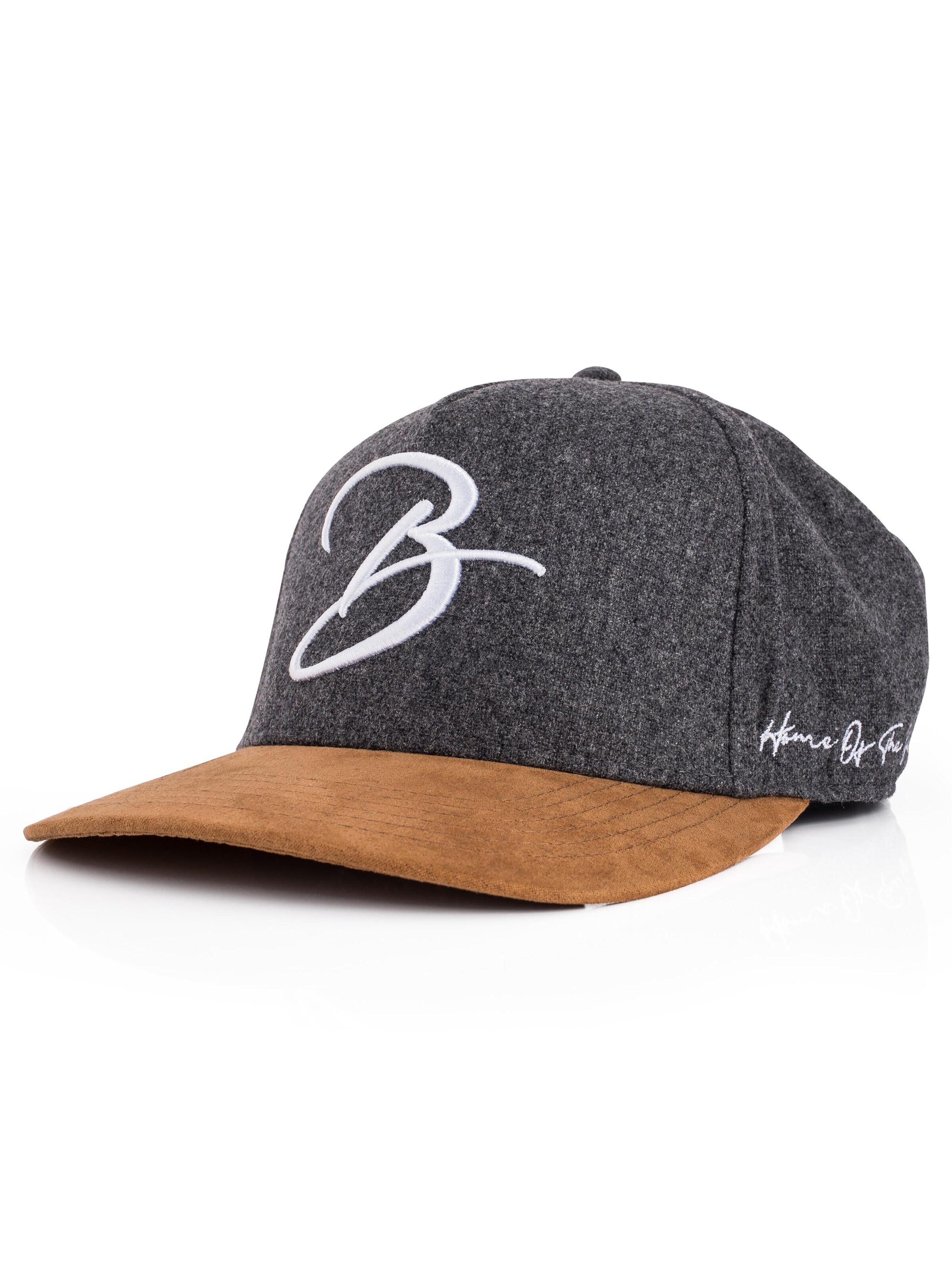 Blackskies Cap 'B Script' in Grey: front