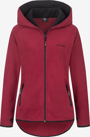 Rock Creek Fleecejacke in Rot: Vorderseite