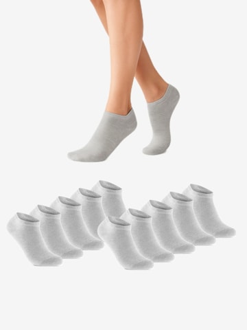 NERS Ankle Socks 'Lida' in Grey: front