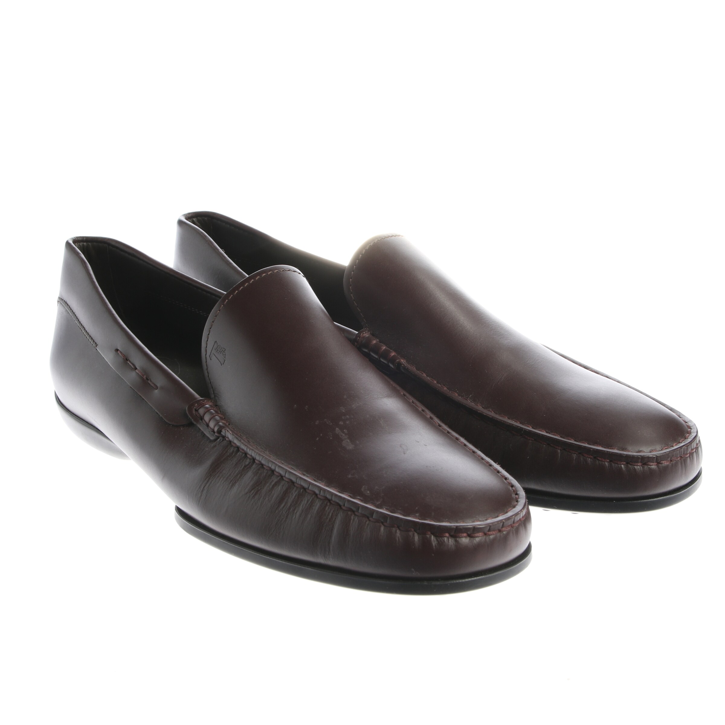 Tod's Flats & Loafers in 43 in Brown: front