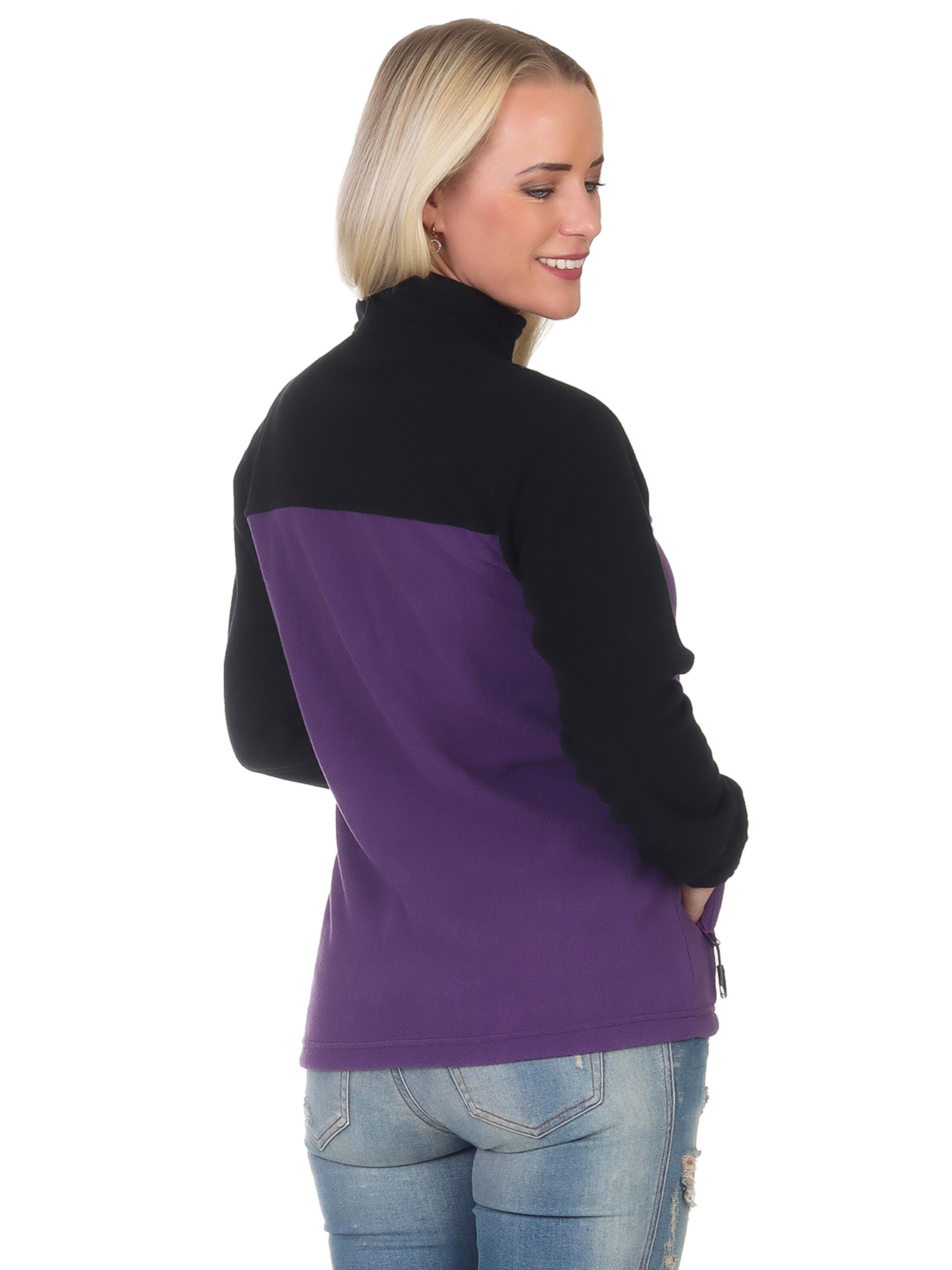 Rock Creek Fleecejacke in Lila