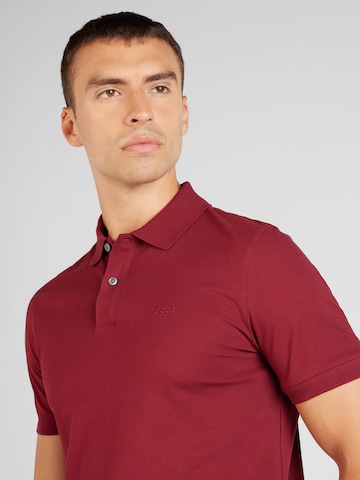 T-Shirt 'Pallas' BOSS Black en rouge