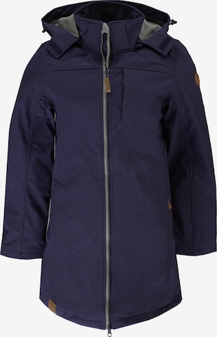 Gipfelglück Outdoor Coat 'Junko' in Blue: front