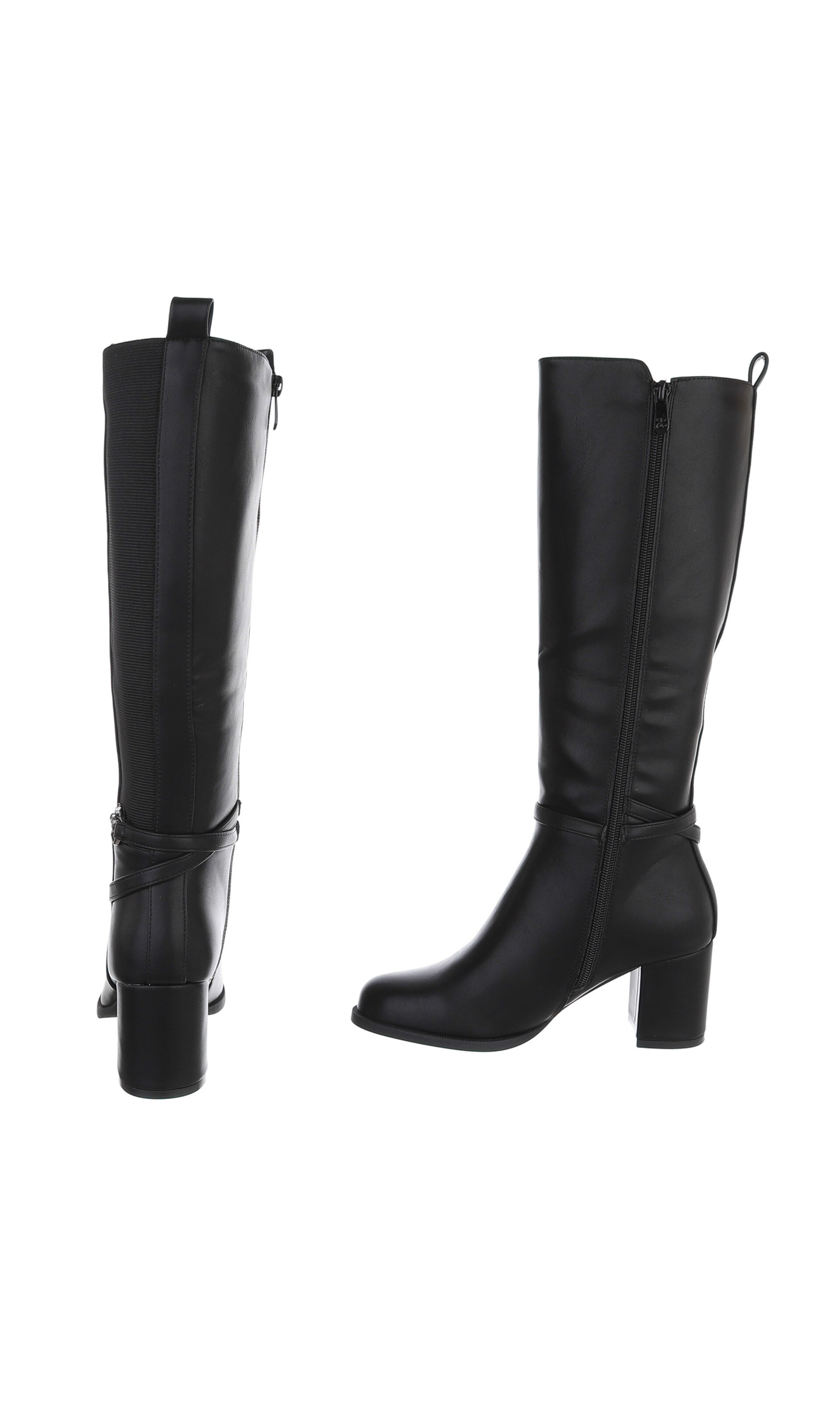 Ital-Design Stiefel in Schwarz