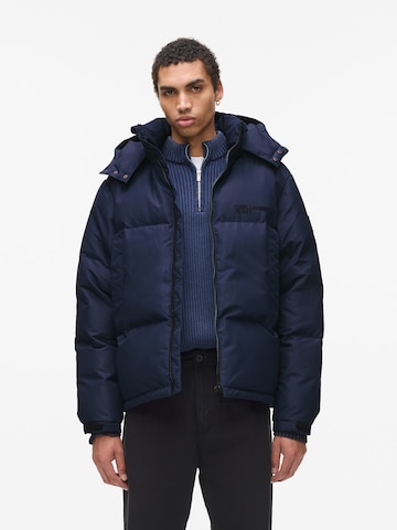 KARL LAGERFELD JEANS Tussenjas in Blauw: voorkant