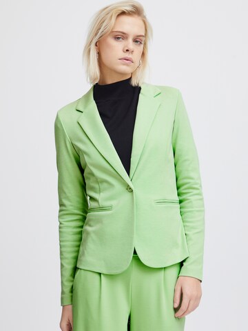 Blazer 'Kate' di ICHI in verde: frontale