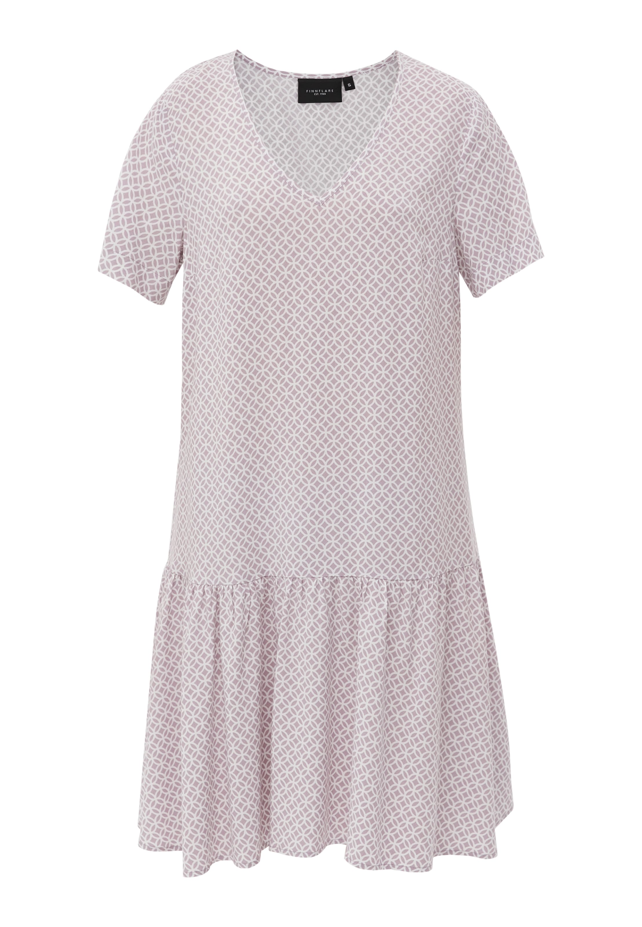 Finn Flare Sommerkleid 'Print' in Lila: Vorderseite