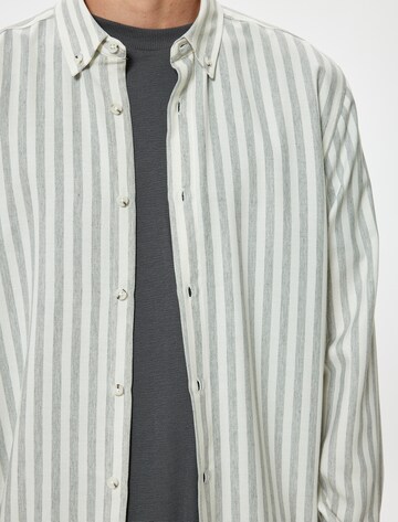 Koton Slim fit Button Up Shirt in Grey