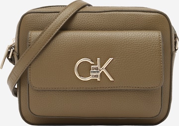 Calvin Klein Crossbody Bag in Green: front