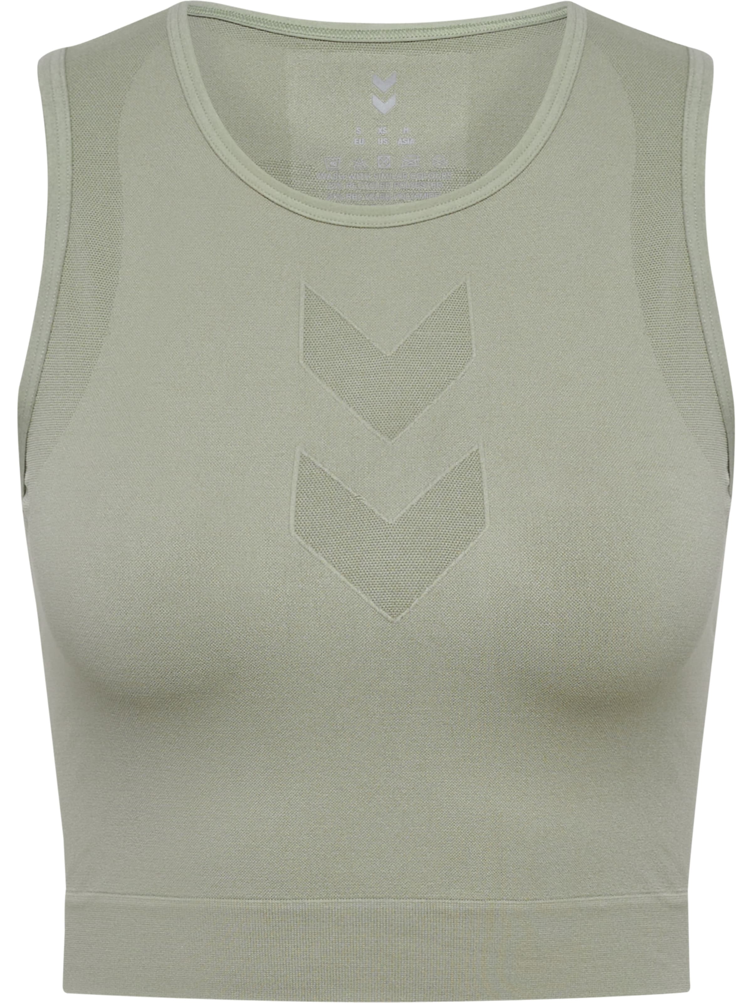 Hummel Bygelfri Sportbehå 'Hiit' i grön: framsida