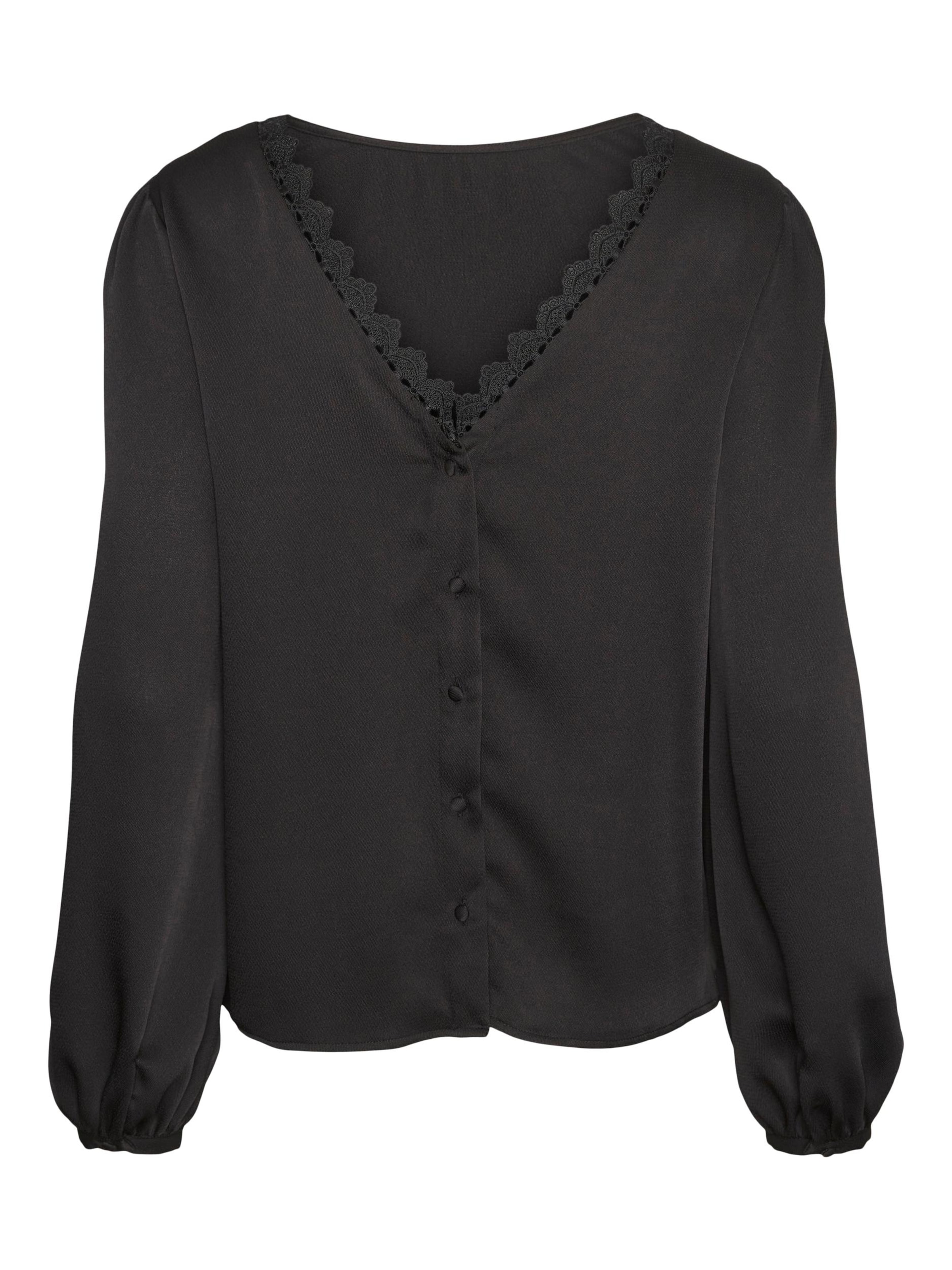 VERO MODA Blouse 'ELENORA' in Black: front