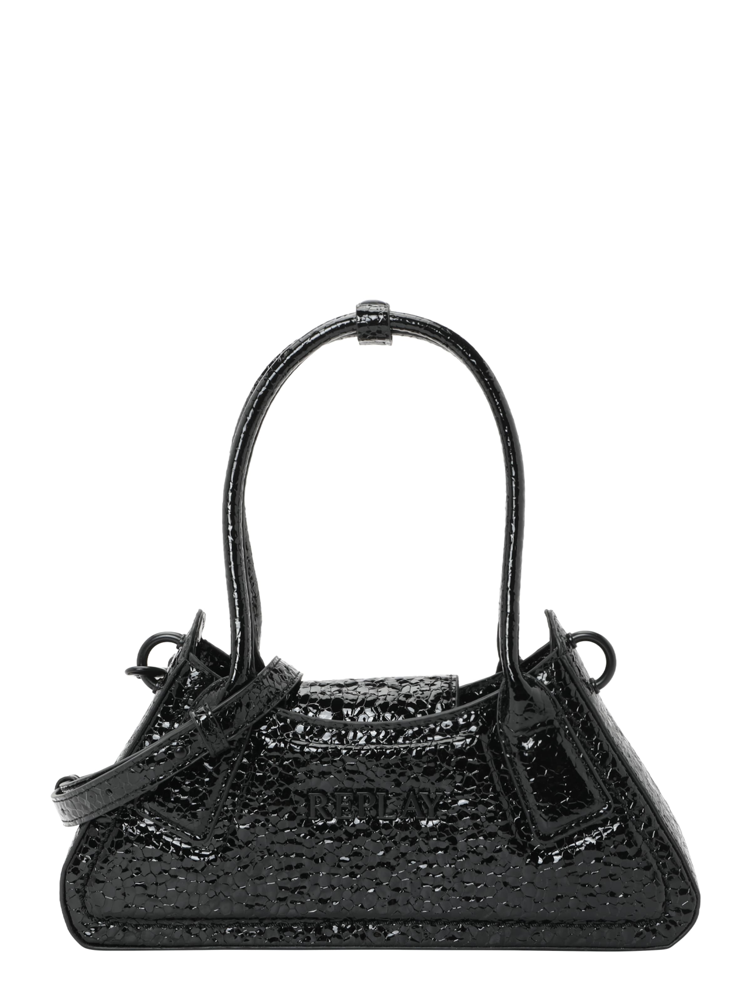 Borsa a mano di REPLAY in nero: frontale