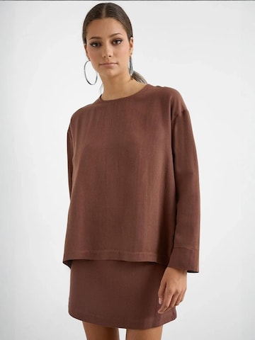 Camicia da donna di Hiccup in marrone: frontale