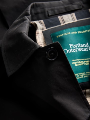 Portland Outerwear Company - Abrigo de entretiempo en negro