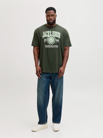 Jack & Jones Plus Shirt 'JJMAKO' in Green