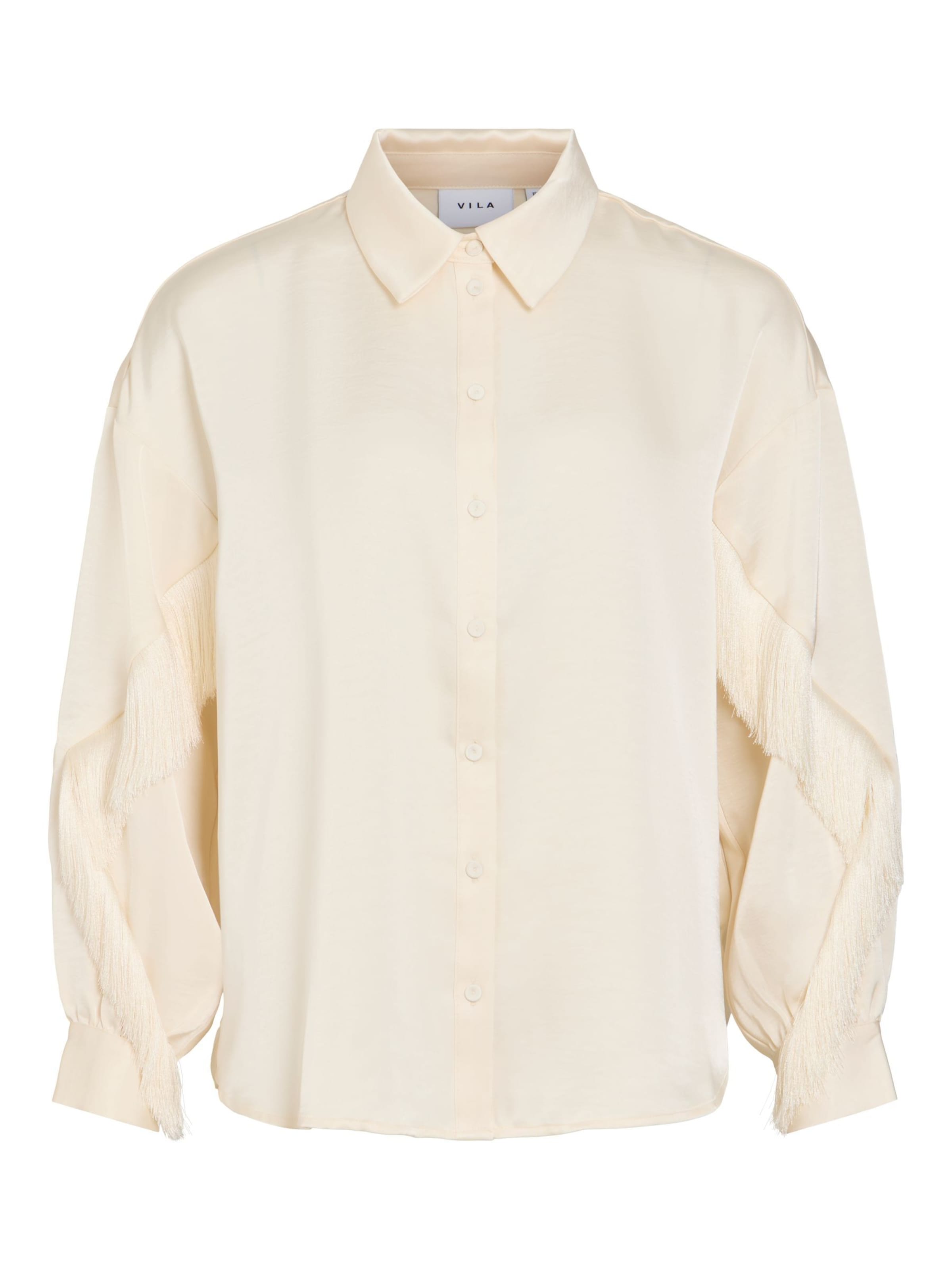 VILA Blouse in Beige: voorkant