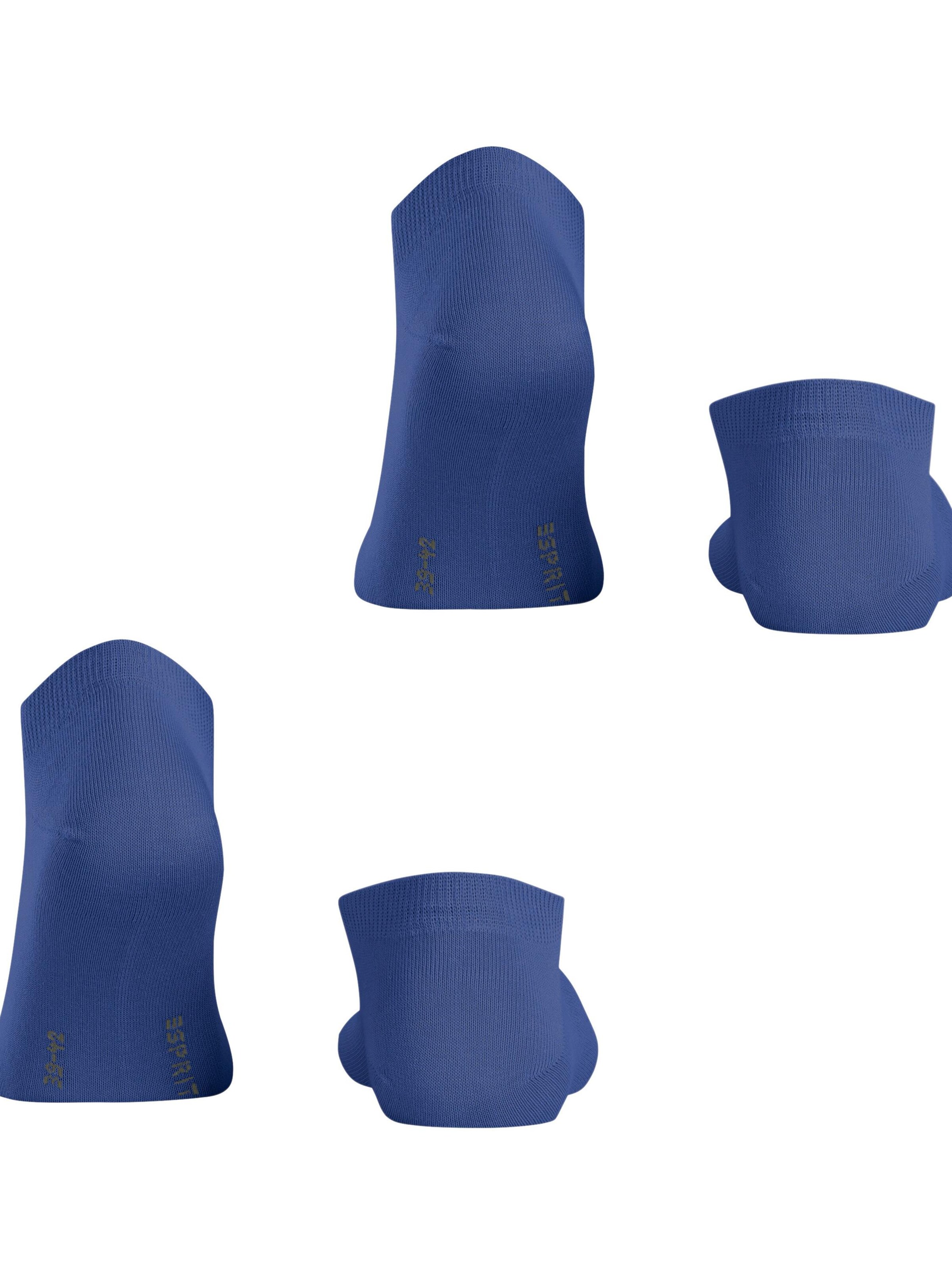 ESPRIT Füßlinge 'Basic Uni 2-Pack'‌‌‌ in Blau