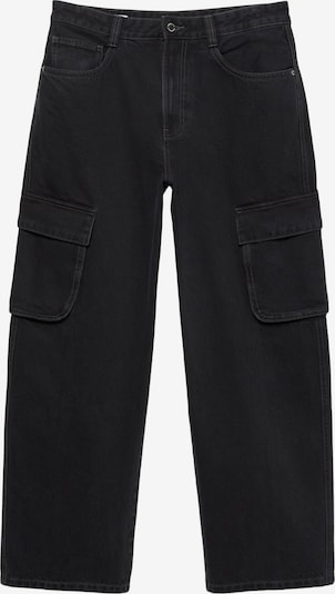 Pull&Bear Cargofarkut värissä musta denim, Tuotenäkymä
