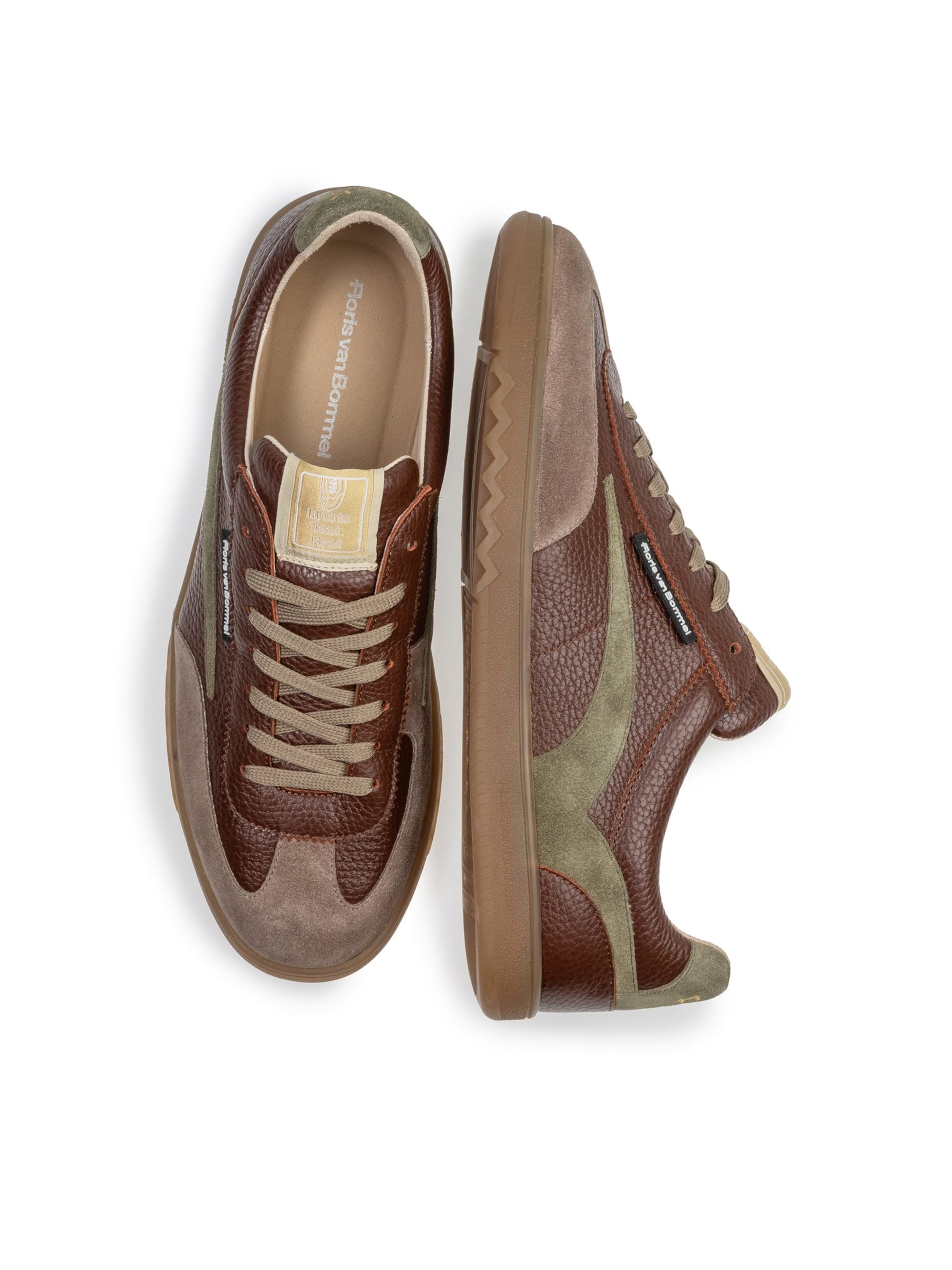 Sneaker bassa 'De Zaler 03' di Floris van Bommel in marrone