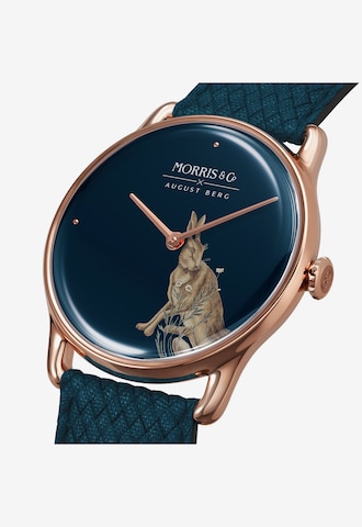 August Berg Analoog horloge in Blauw