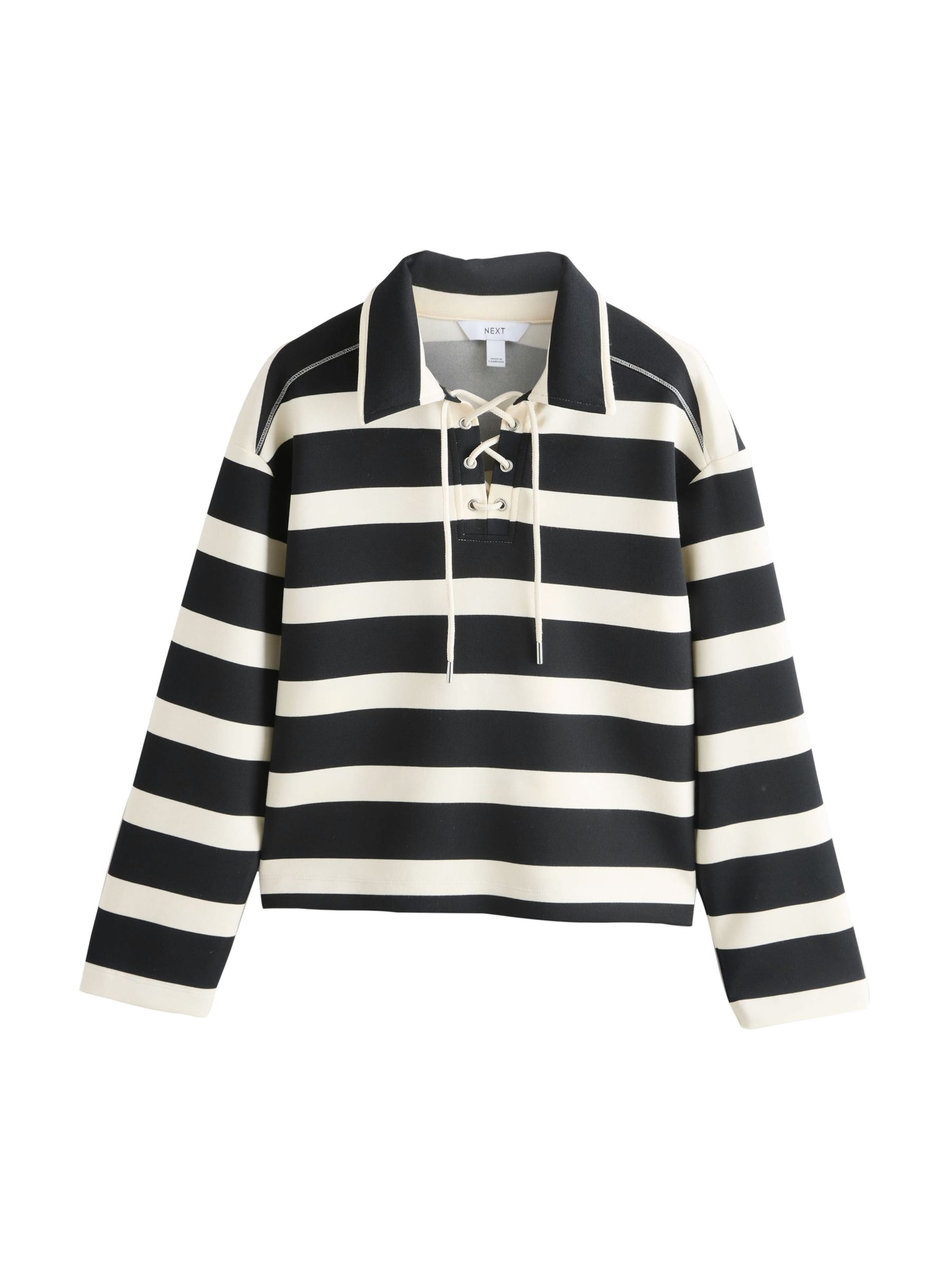 Next Shirt in Black: front