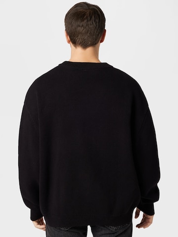 WEEKDAY Pullover 'John' in Schwarz