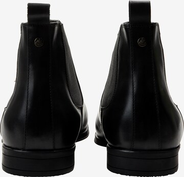 DreiMaster Klassik Chelsea Boots 'Ledkin' in Schwarz