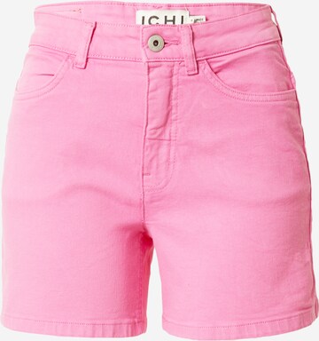 ICHI Regular Shorts 'Enny' in Pink: predná strana