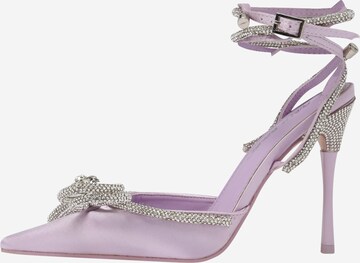 Public Desire - Sapatos abertos atrás 'MIDNIGHT' em roxo