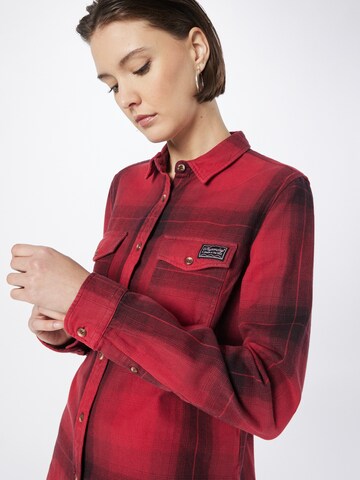 Superdry Bluse in Rot