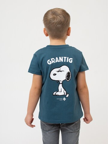 Bavarian Caps Shirt 'Grantler Klub: Snoopy' in Blue