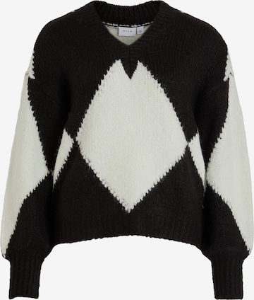 VILA Sweater 'QUARA' in Black: front
