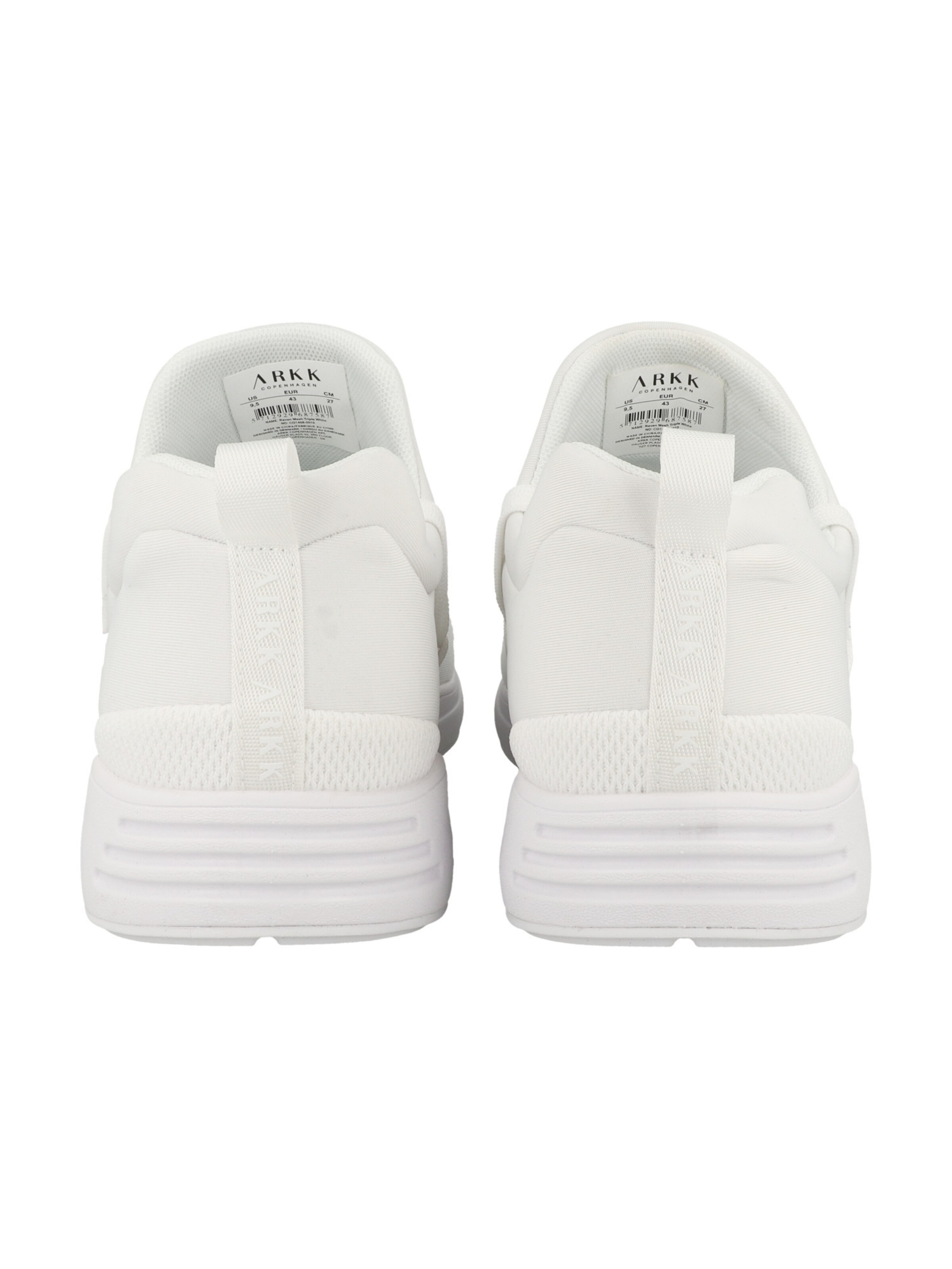 ARKK Copenhagen Platform trainers 'Raven' in White