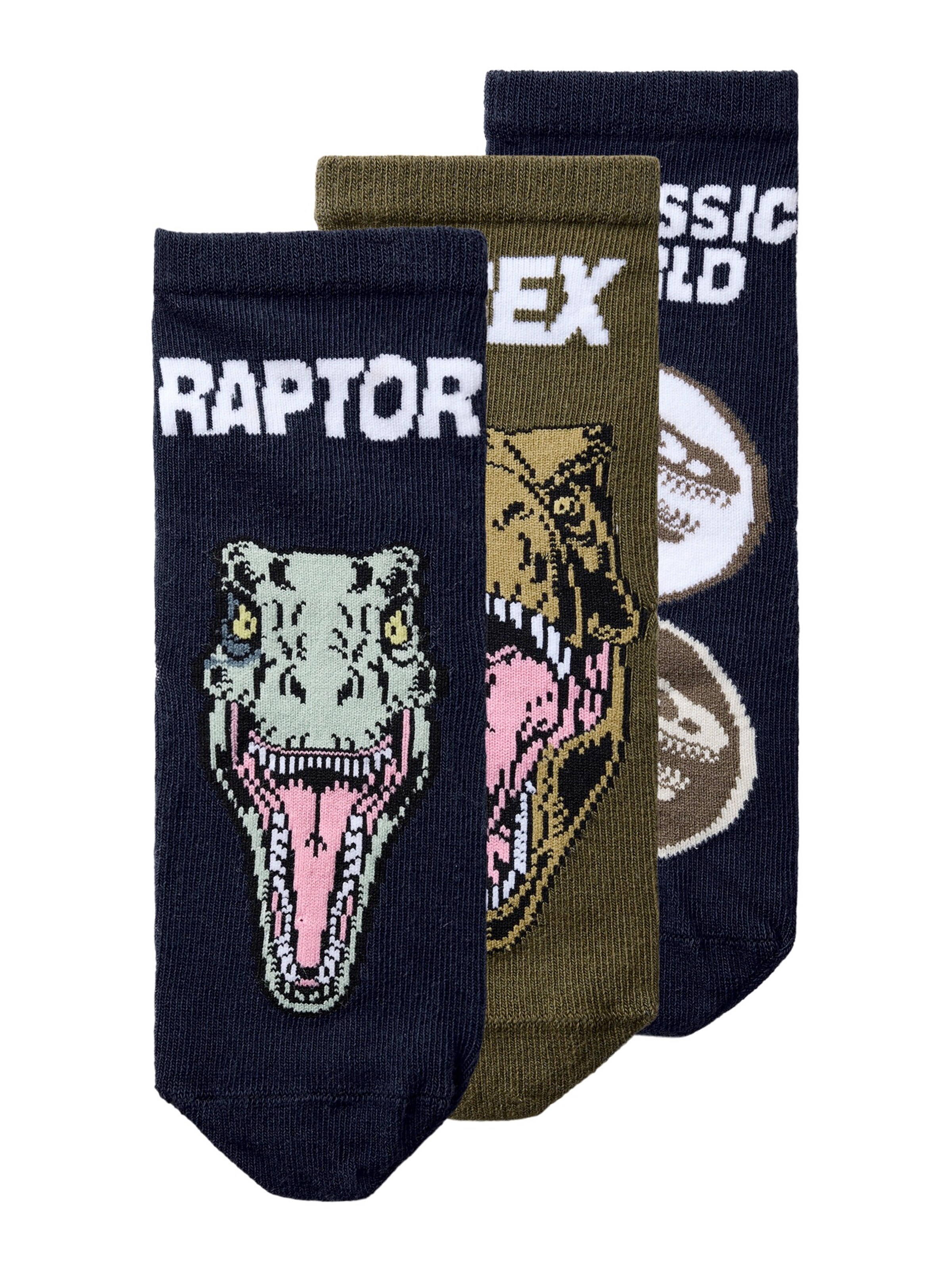Calzino 'NMMORAH JURASSIC' di NAME IT in blu: frontale