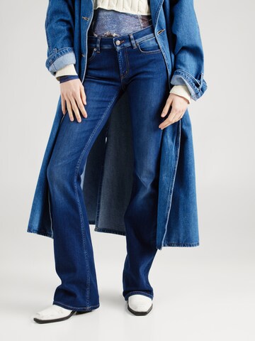 Dondup Flared Jeans 'Lola' in Blue: front