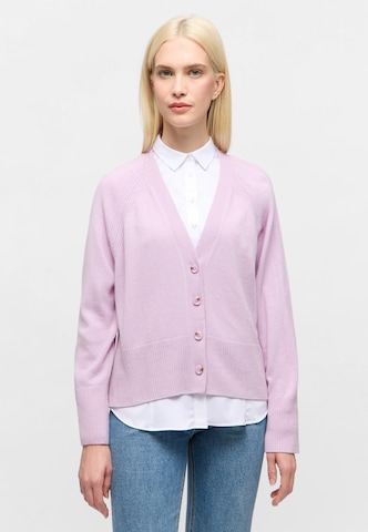 ETERNA Knit cardigan in Purple: front